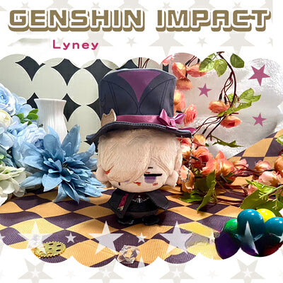 Genshin Impact Plush Doll 12cm Lyney Lynette Freminet Anime Figure