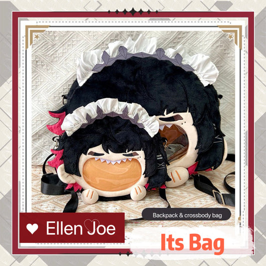 Anime Bag Backpack Crossbody Bag Zenless Zone Zero Ellen Joe Cotton PVC Kawaii Shoulder Bag