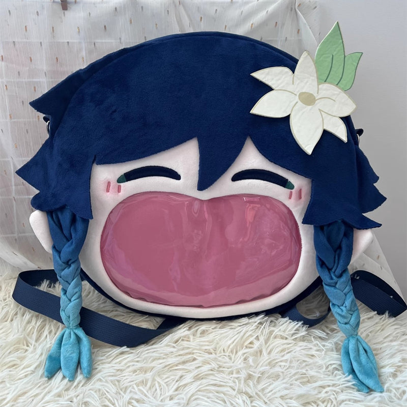 Game Genshin Impact Venti Backpack Crossbody Bag
