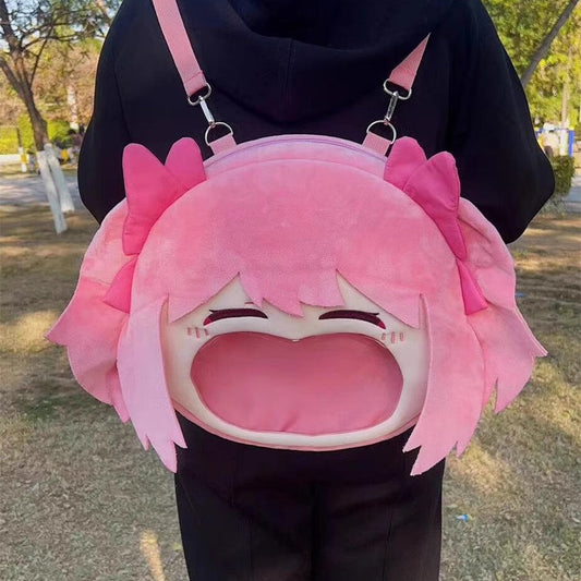 Puella Magi Madoka Magica Kaname Madoka Crossbody Bag Backpack