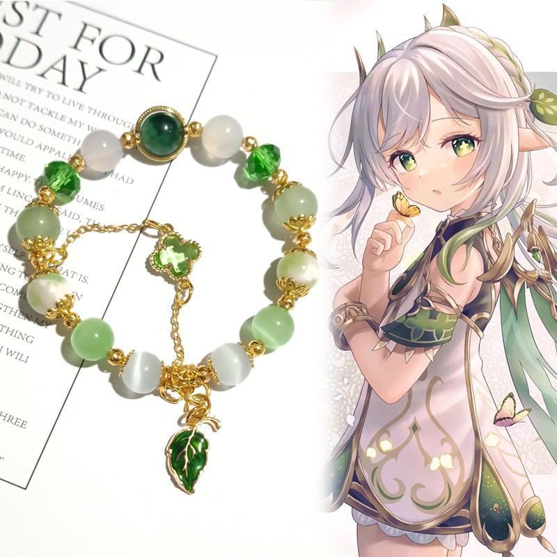 Anime Bracelet Genshin Impact Nahida Adjustable Fan Merch Gift