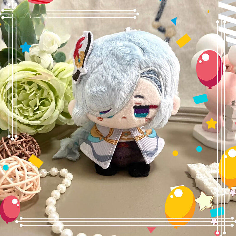 Genshin Impact Kaeya & Shenhe Plush Doll 12CM Kawaii Stuffed Toy