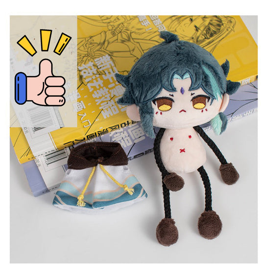Genshin Impact Plush Doll Chibi Cotton Stuffed Toy 18CM Venti Kazuha Xiao Childe