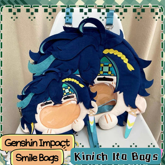 Genshin Impact Kinich Plush Bag Crossbody Backpack Anime Gift