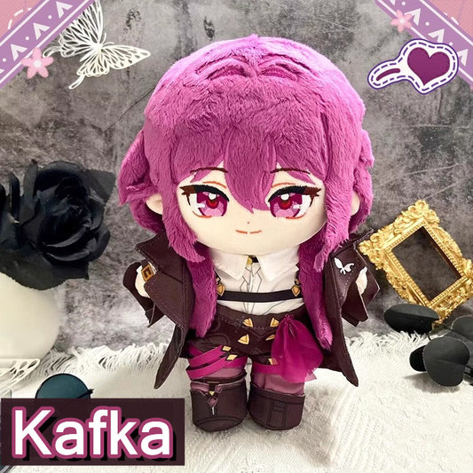 Kafka Honkai: Star Rail Plush Doll 20CM with Glasses Outfit Full Set HSR Merch Anime Gift