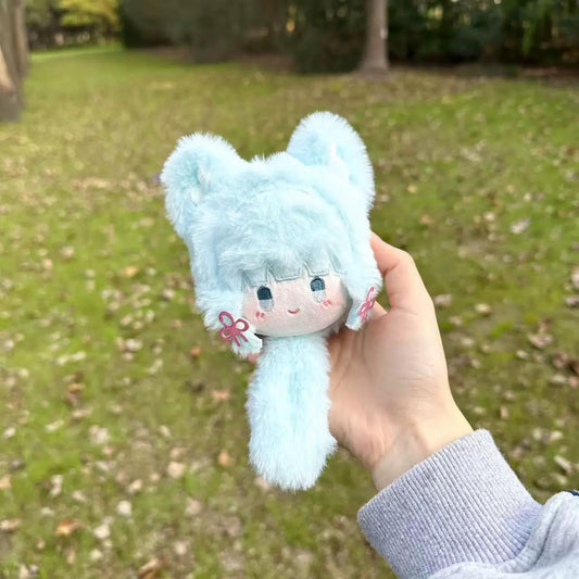 Genshin Impact Ayaka Plush Doll Ball Round Cotton Stuffed Toy 12CM