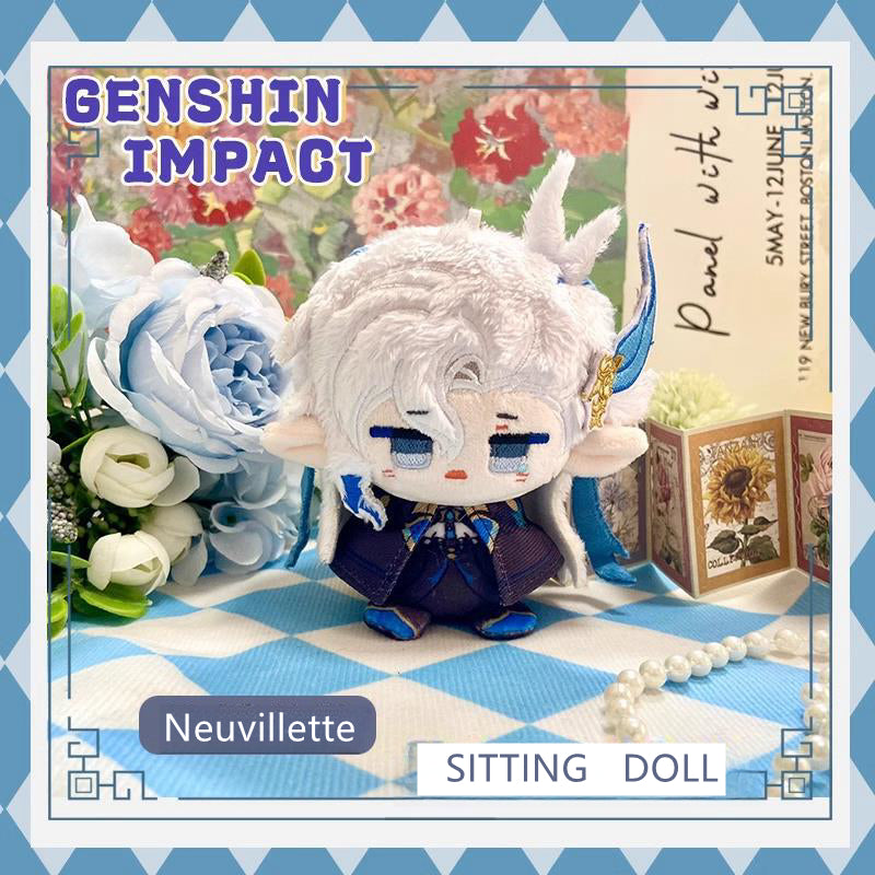 Genshin Impact Plush Doll 12cm Fontaine Characters Anime Figure