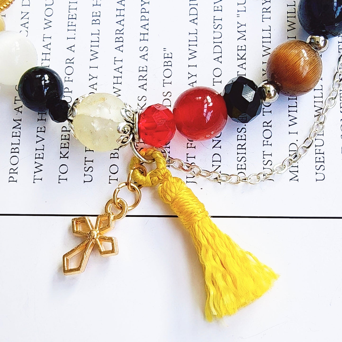 Zenless Zone Zero ZZZ Evelyn Chevalier Inspired Round Bracelet