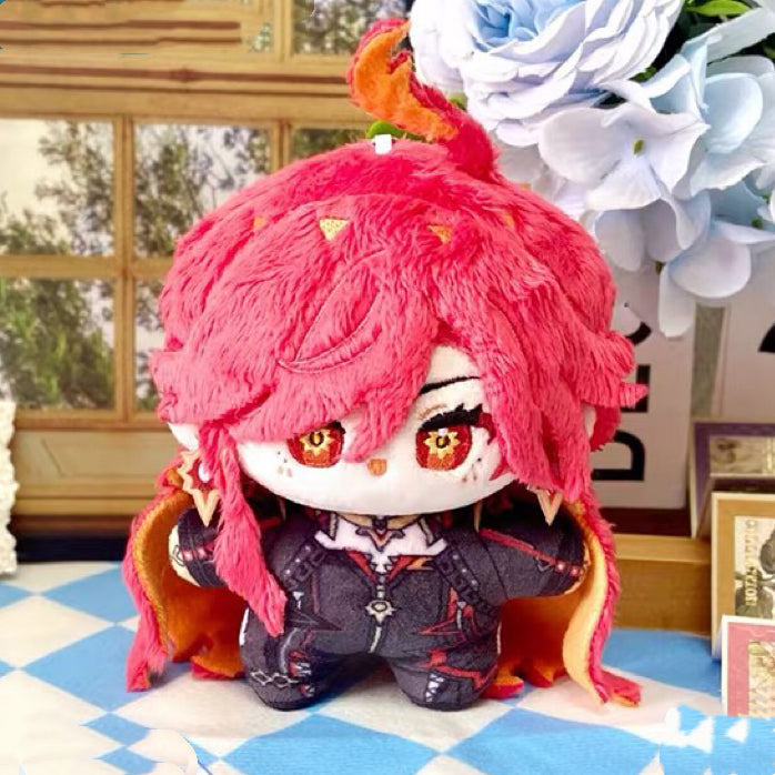 Genshin Impact Natlan Plush Doll 12cm Kinich Mavuika Anime Figure