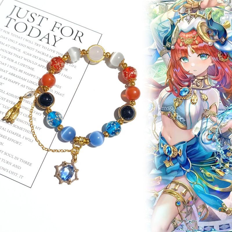 Anime Bracelet Genshin Impact Nilou Adjustable Fan Merch Gift