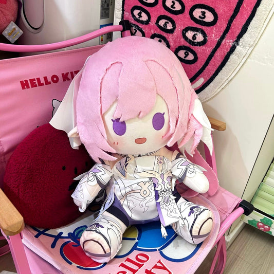 Plush Doll Elysia Honkai Impact 3 Staring Eyes Classic Costume Stuffed Toy 40CM