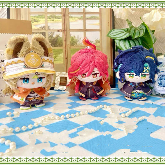 Genshin Impact Cloak Plush Doll 12CM Cotton Mavuika Mualani Kinich Kachina