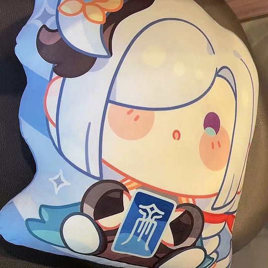 Genshin Impact Shenhe Plush Pillow 38cm Cotton Stuffed Anime Cushion