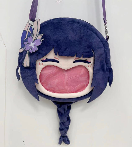 Genshin Impact Bag Raiden Shogun Baal – Anime Crossbody Bag Backpack Cotton PVC Fan Merch