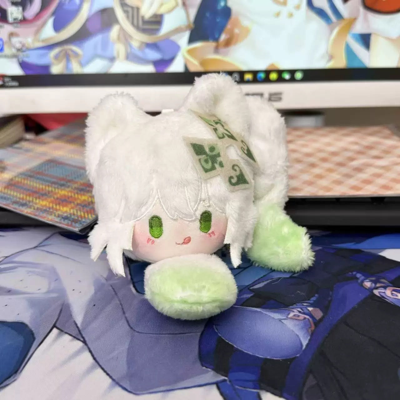 Genshin Impact Nahida Plush Doll 15cm Staring Eyes Anime Figure
