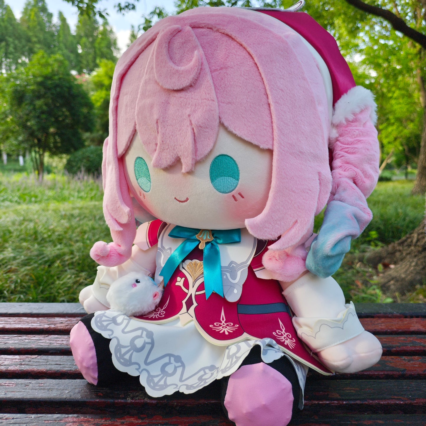Honkai Star Rail Hyacine Staring Eyes Plush Doll 40CM with Clothes | HSR Merch