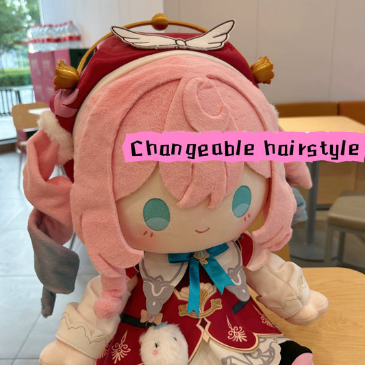 Honkai Star Rail Hyacine Staring Eyes Plush Doll 40CM with Clothes | HSR Merch