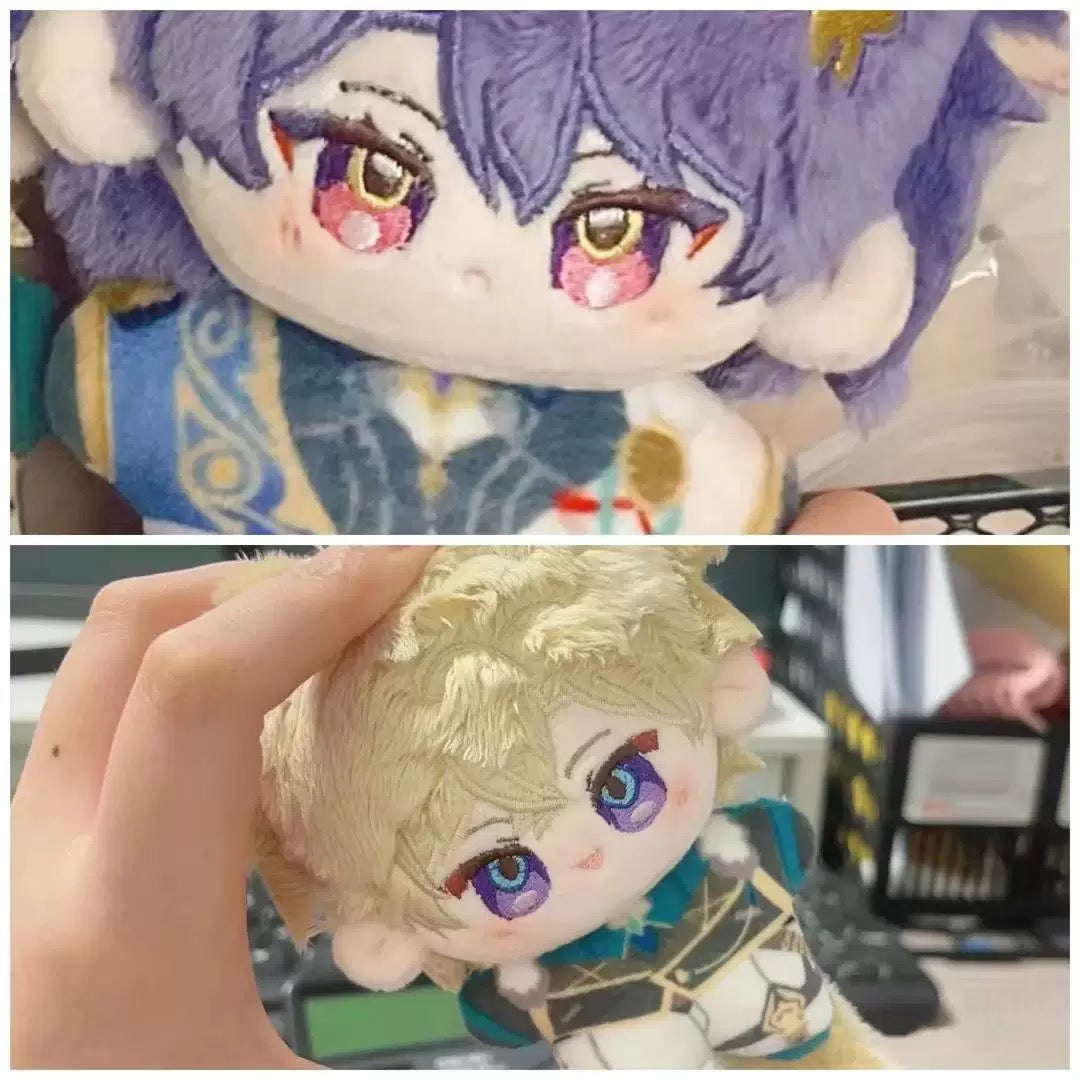 Honkai: Star Rail HX Style Plush Doll – 12CM Stuffed Toy | HSR Merch (Aventurine & Dr. Ratio)