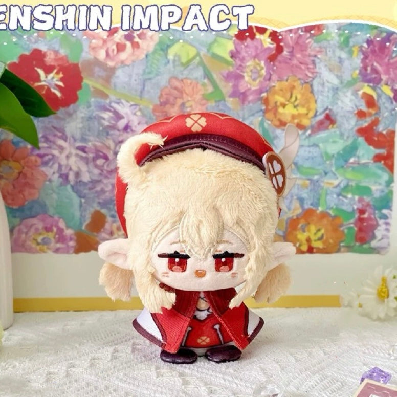 Genshin Impact Cloak Plush Doll 12cm Keqing Kokomi Klee Figure