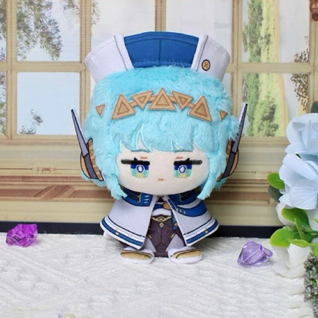 Skirk Ineffa Plush Doll Genshin Impact Cloak Stuffed Toy 12CM Cotton Anime Figure Gift