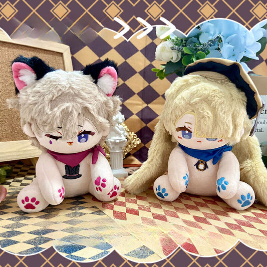 Genshin Impact Animal Plush Doll 15CM Cotton Lyney Neuvillette Wriothesley