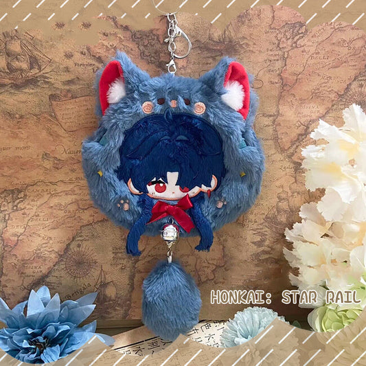 Honkai: Star Rail Anime Purse Bag – 15CM Cotton | HSR Merch (Blade & Dan Heng Imbibitor Lunae)
