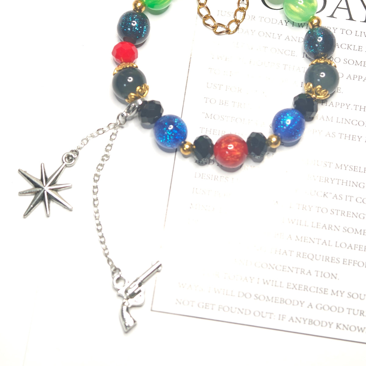 Honkai: Star Rail Game-Inspired Bracelet - Anaxa Handmade Round-Bead - product gallery image 6
