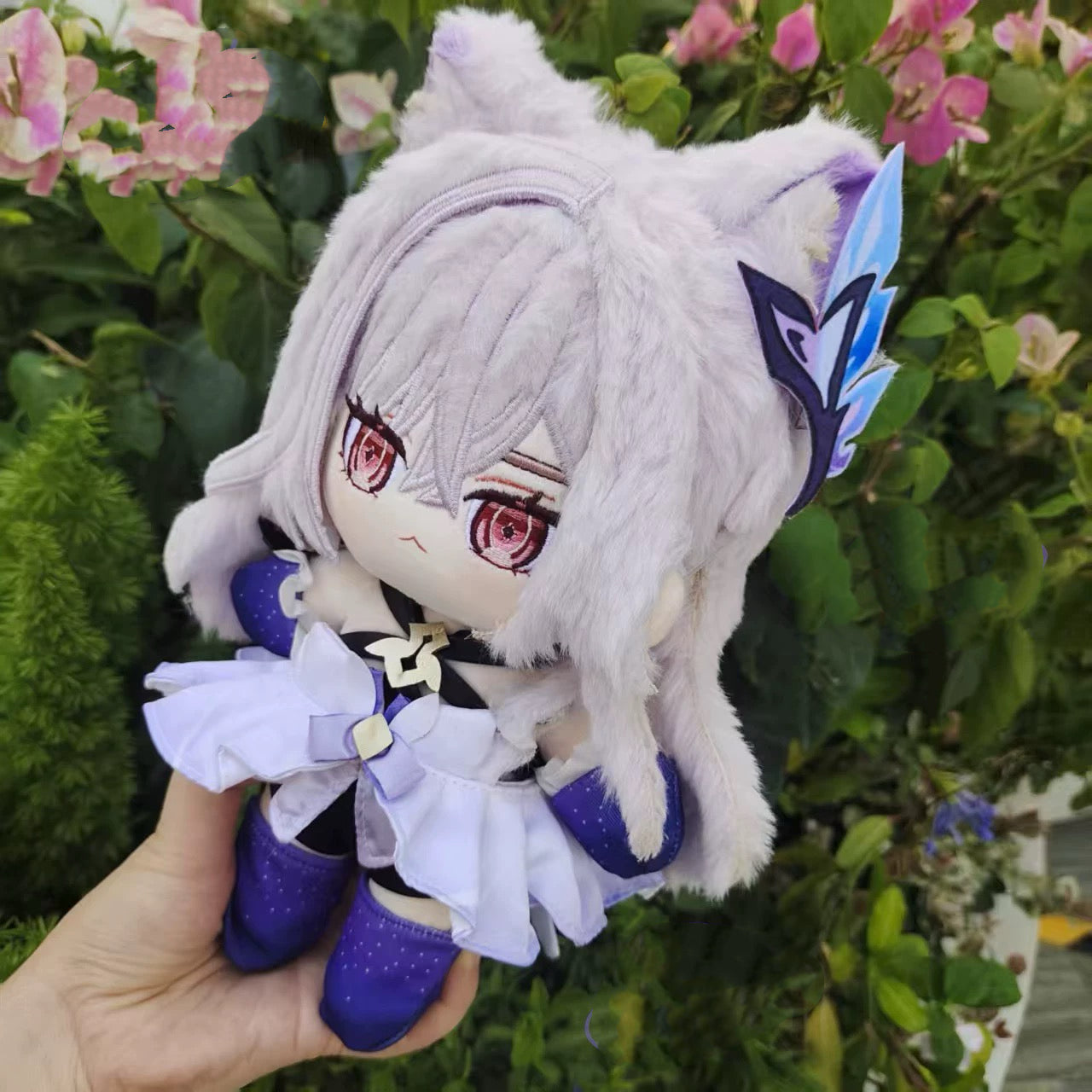 Genshin Impact Skirk Plush Doll Plushie 20CM Full Set Cotton Stuffed Toy Anime Gift
