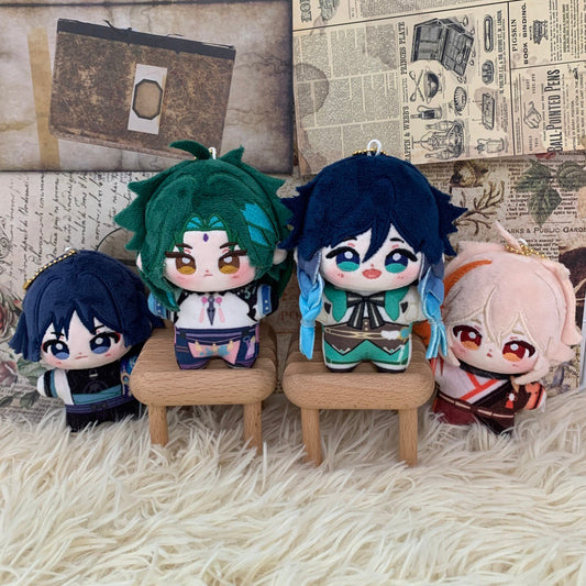 Genshin Impact Xiao Venti Wanderer Kabukimono Kaedehara Kazuha Plush Doll 12 CM