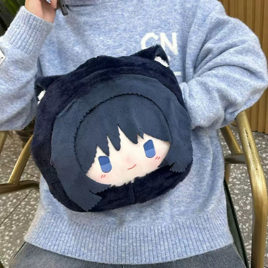Scaramouche Hand Warmer Pillow Genshin Impact Wanderer Plush 30CM Anime Gift