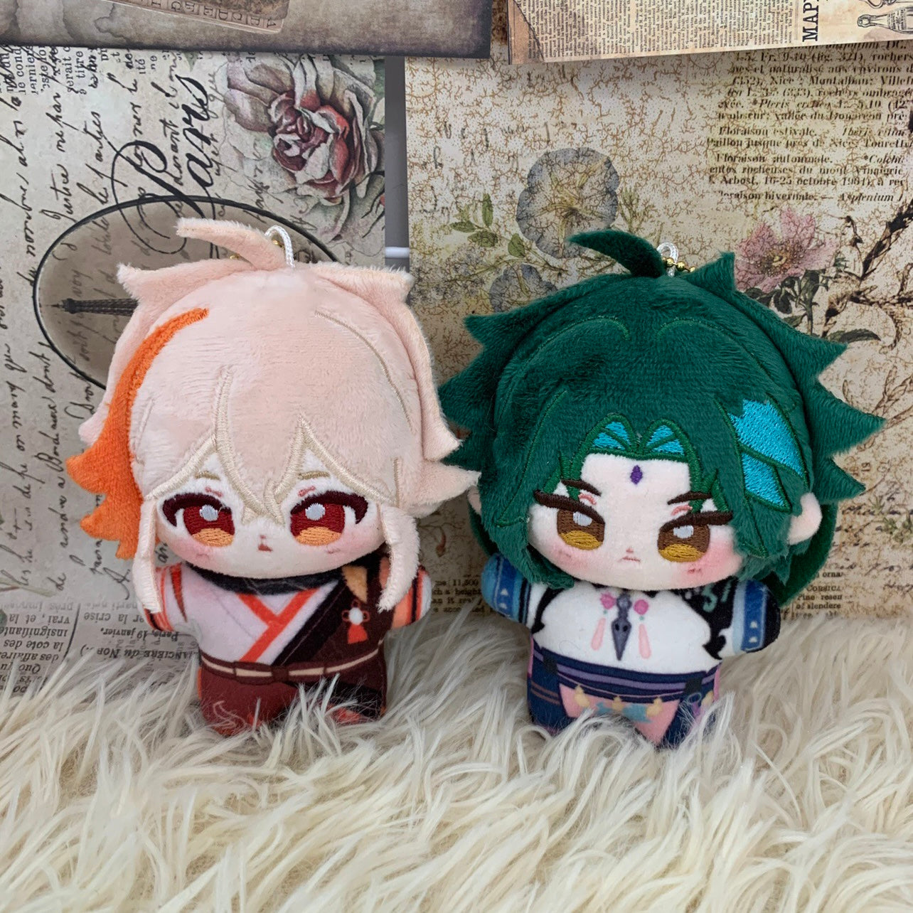Genshin Impact Xiao Venti Wanderer Kabukimono Kaedehara Kazuha Plush Doll 12 CM