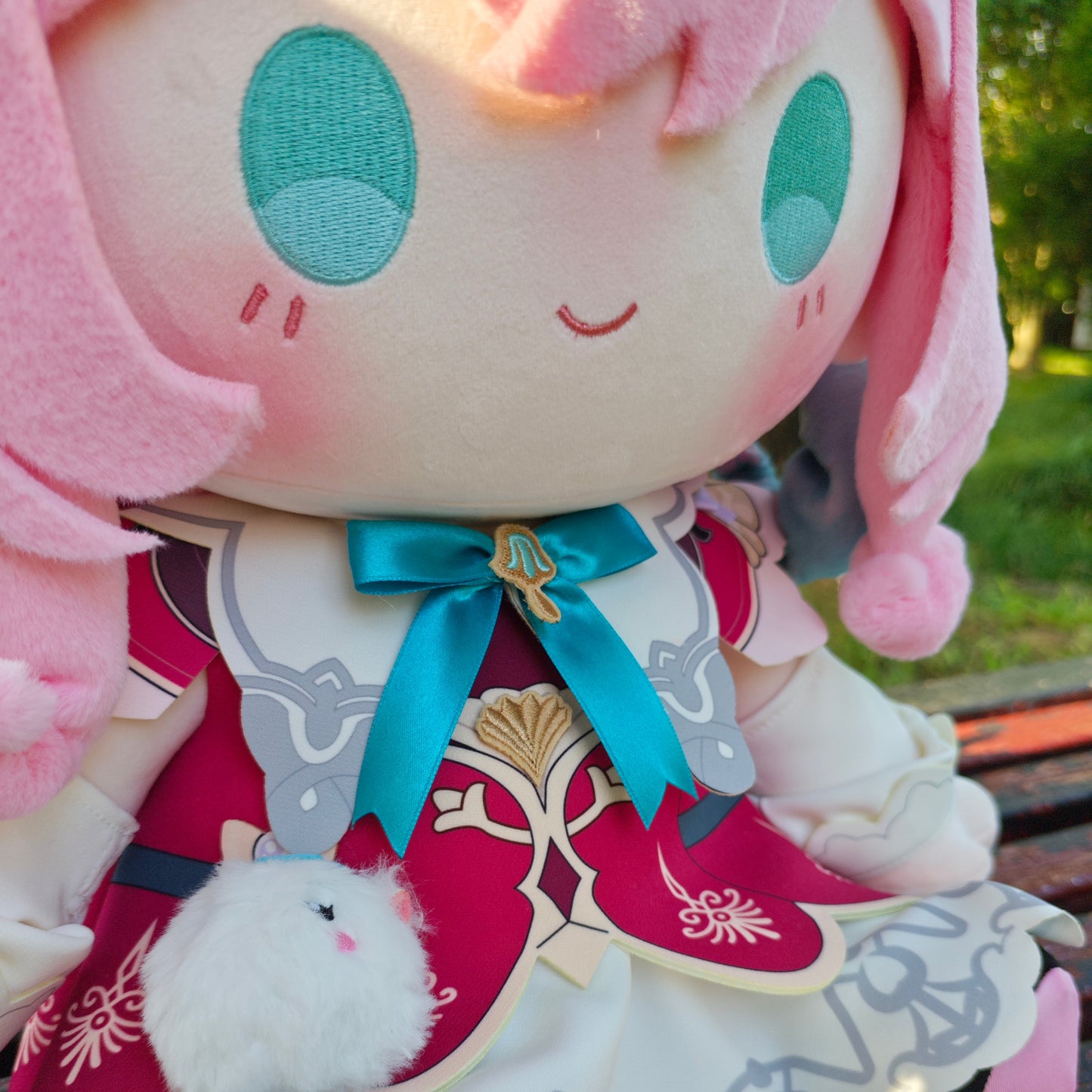 Honkai Star Rail Hyacine Staring Eyes Plush Doll 40CM with Clothes | HSR Merch