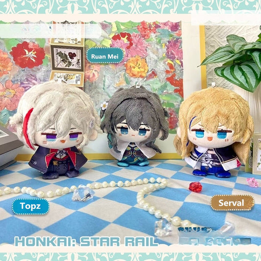 Honkai: Star Rail Plush Doll 12CM Ruan Mei Huohuo Topaz Argenti Serval Stuffed Toy HSR Gift