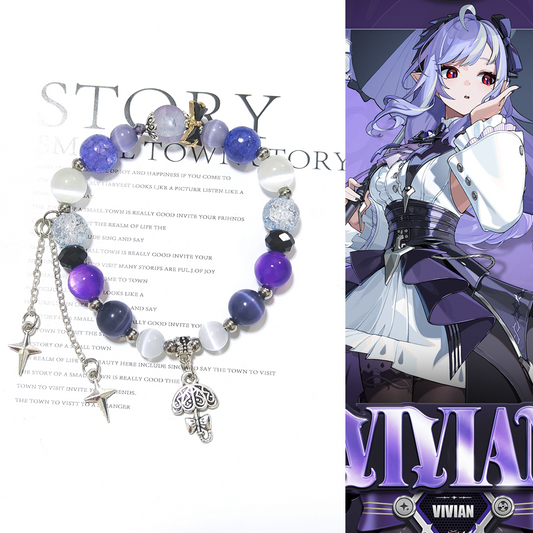 Zenless Zone Zero ZZZ Vivian Inspired Round Bracelet