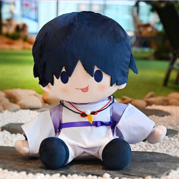 Genshin Impact plushie Scaramouche Wanderer Kabukimono Staring Eyes Plush Doll 40CM