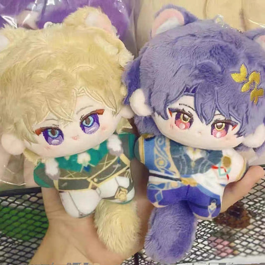 Honkai: Star Rail HX Style Plush Doll – 12CM Stuffed Toy | HSR Merch (Aventurine & Dr. Ratio)