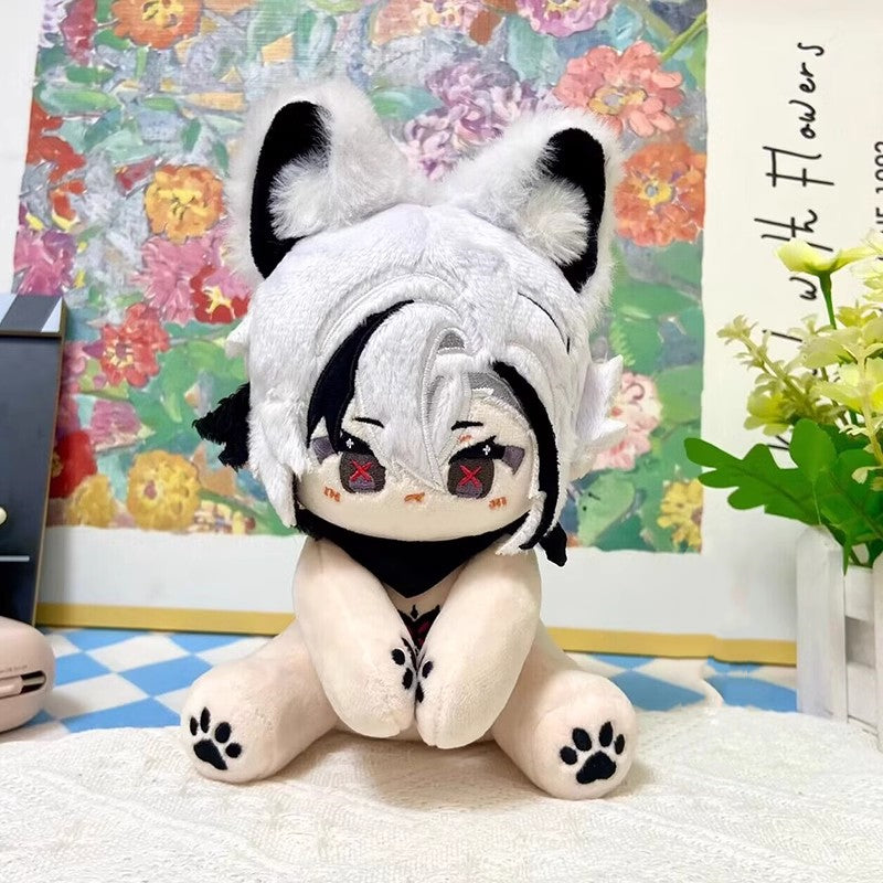 Genshin Impact Plush Focalors Furina Arlecchino Stuffed Doll 15CM