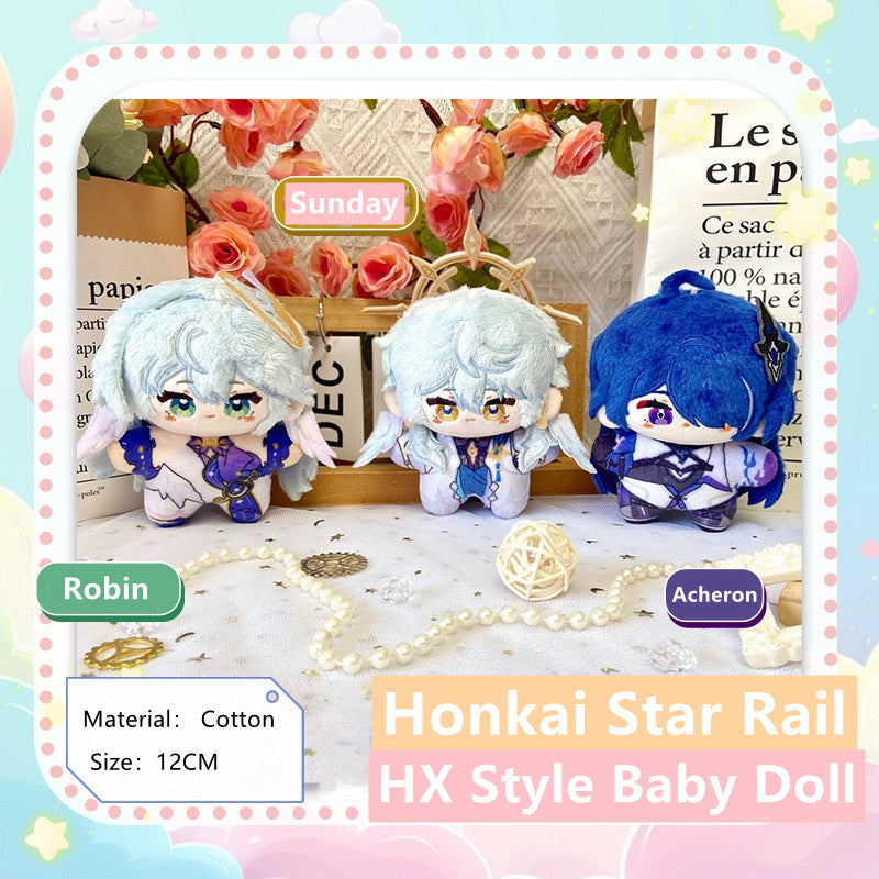 ホンカイ スターレール マント ぬいぐるみ サンデー ロビン アケロン HXスタイル 12CM ぬいぐるみ