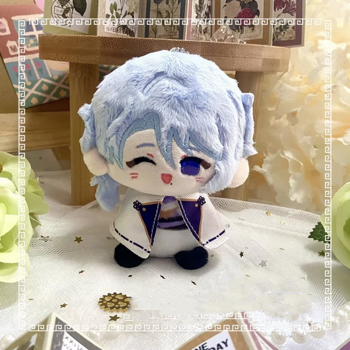 Genshin Impact Ayato Plush Doll 10cm Mini Stuffed Anime Figure