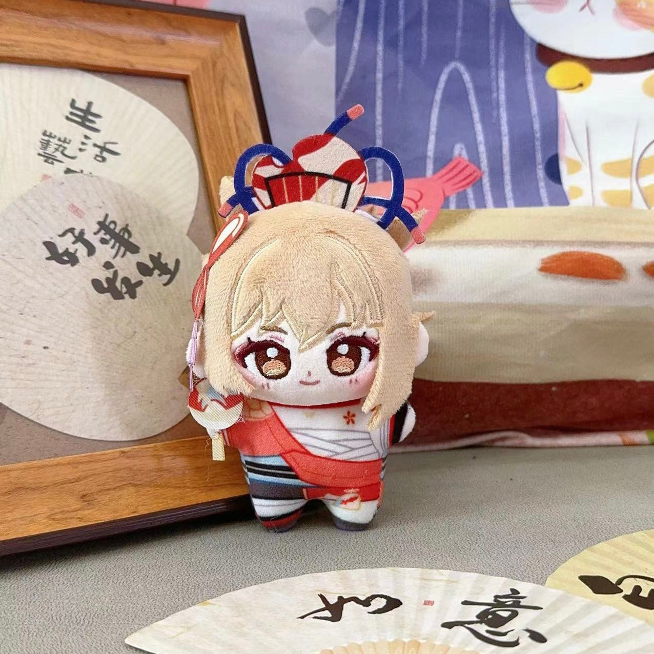 原神 シェンヘ 宵宮 荒滝一刀 アヤト HX スタイル ぬいぐるみ 12 CM