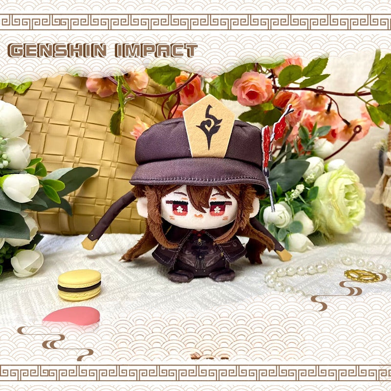 Genshin Impact Hutao Ganyu Yake Miko Baal Raiden Shogun 12CM Plush Doll