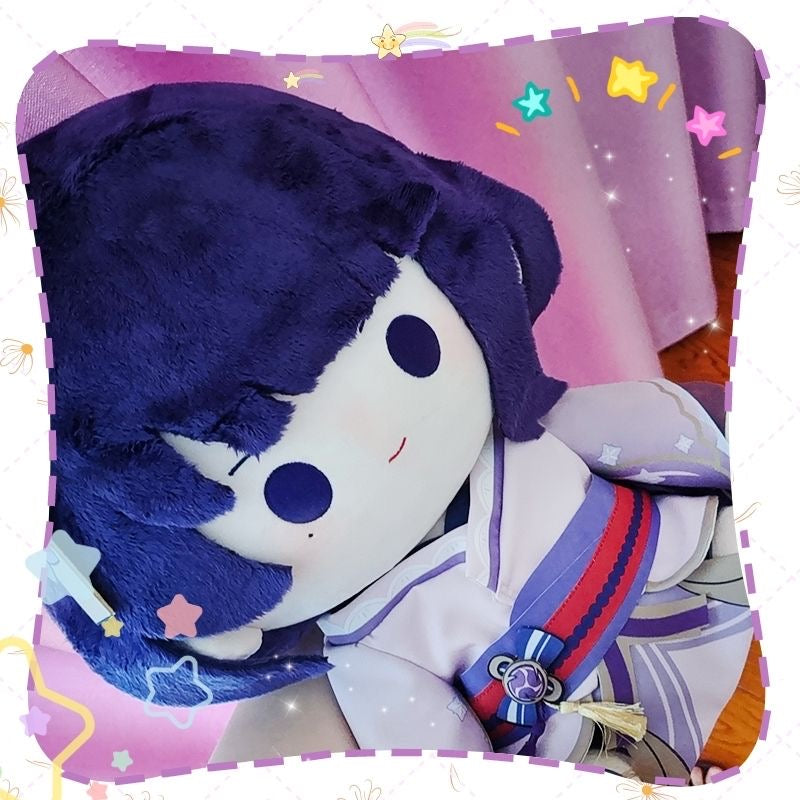 Raiden Shogun Plush Doll Genshin Impact Stuffed Toy Baal Ei 40CM Cotton Anime Figure Gift