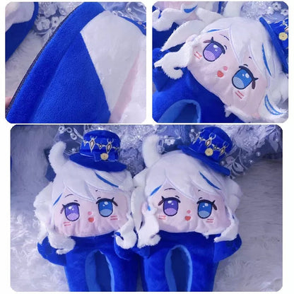 Stuffed Plush Doll - Plush Slippers Furina Hutao Genshin Impact 24.5cm - product gallery image 2