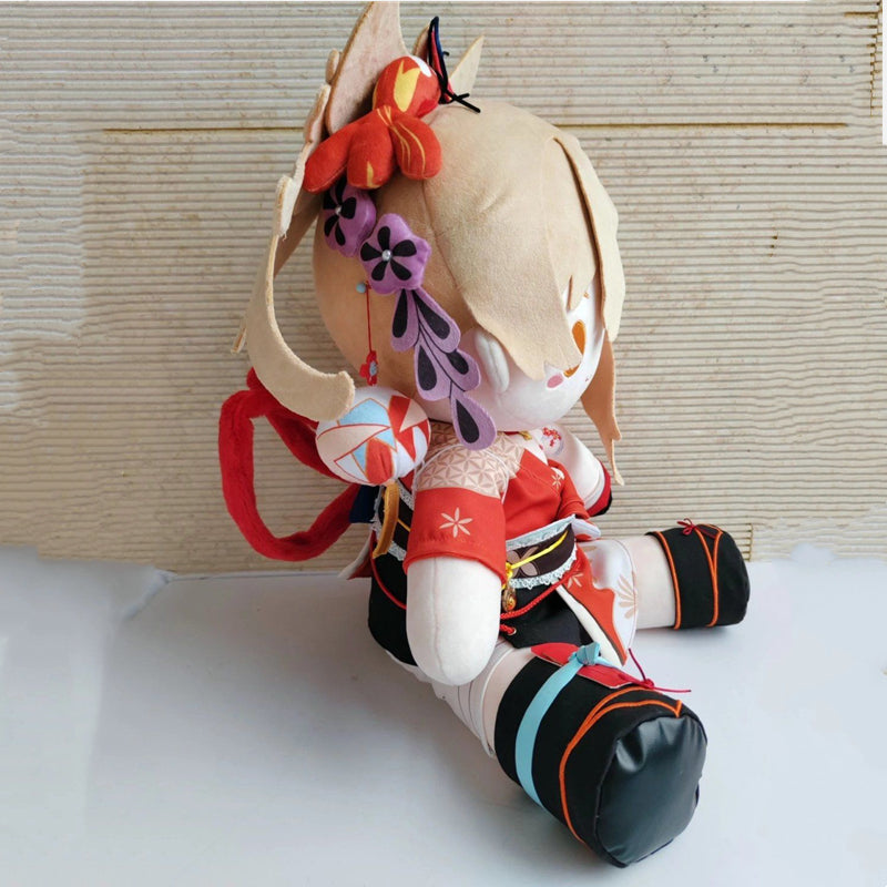 Plush Doll Genshin Impact Yoimiya Cotton Stuffed Anime Collectible Gift 40cm Customizable
