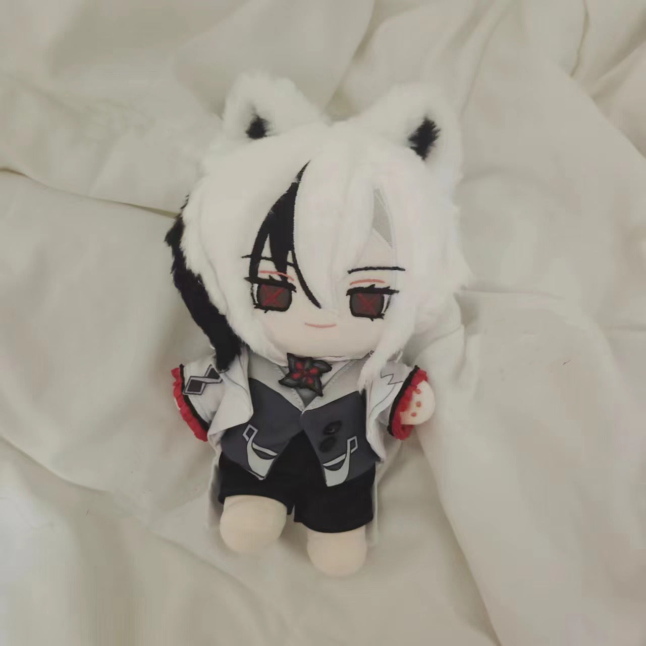 Genshin Impact Arlecchino Plush Doll 20CM Cotton Premium Anime Stuffed Toy