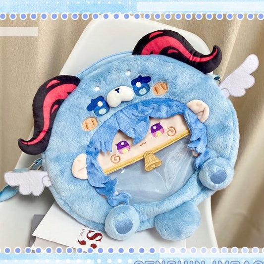 Game Genshin Impact Ganyu Inspired Backpack Crossbody Bag