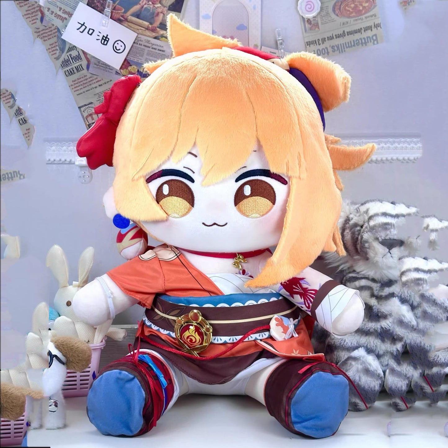 原神 ぬいぐるみ かわいい宵宮 40cm ぬいぐるみ