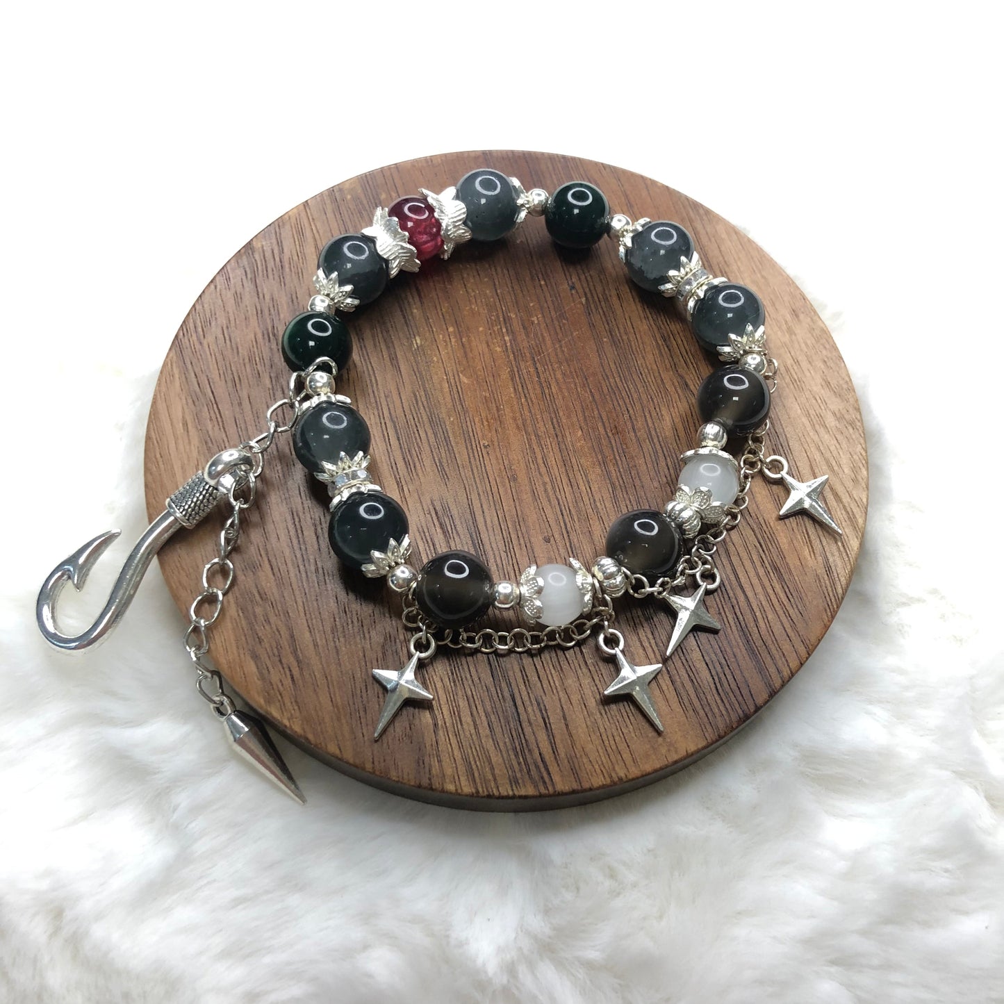 Zenless Zone Zero ZZZ ジェーン・ドウ風ラウンドブレスレット