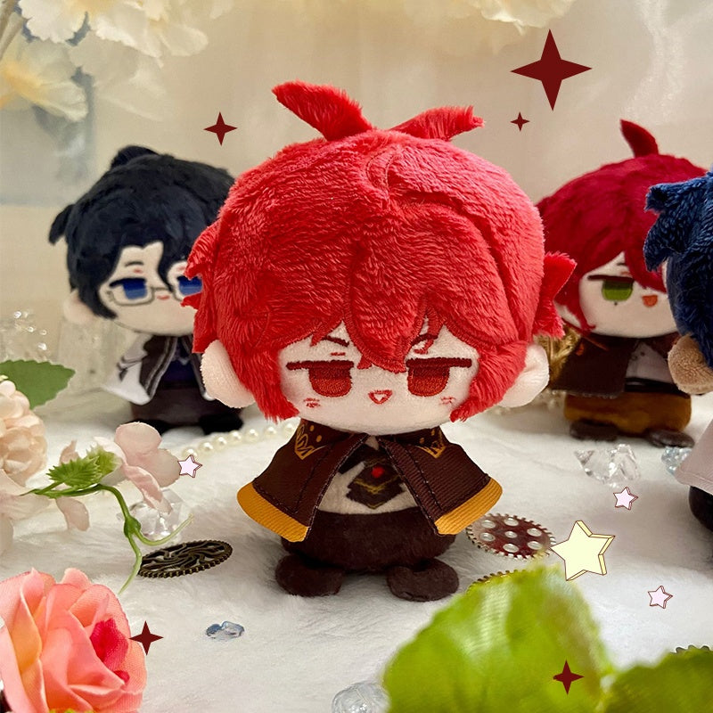 Genshin Impact Diluc Plush Doll 10cm Mini Stuffed Anime Figure