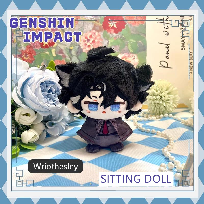 Genshin Impact Chibi Plush Doll 12cm Fontaine Anime Figure